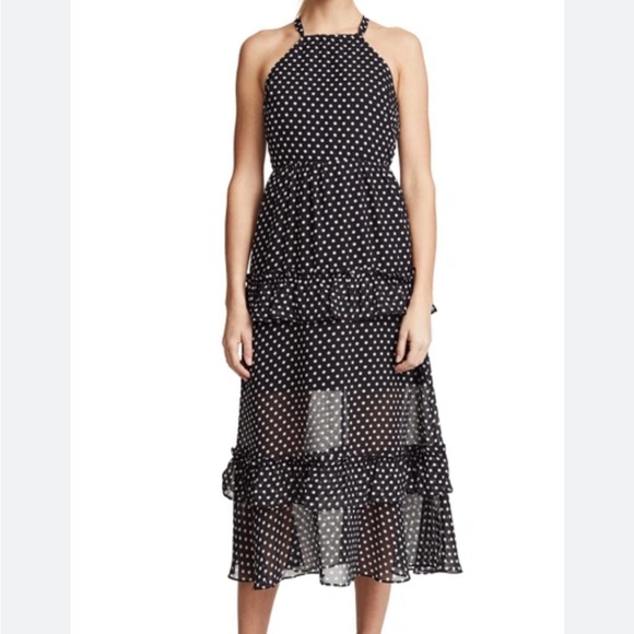 Endless Rose | Dresses | Nwt Endless Rose Polka Dot Maxi Dress With Ruffle Detail And Halter Neck | Poshmark Endless Rose | Dresses | Nwt Endless Rose Polka Dot Maxi Dress With Ruffle Detail And Halter Neck | Poshmark